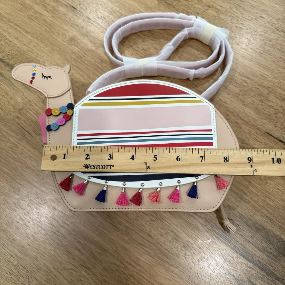 NWT KATE SPADE LEATHER CROSSBODY ICONIC CAMEL BAG WITH LONG STRAP COLLECTIBLE - Picture 4 of 16